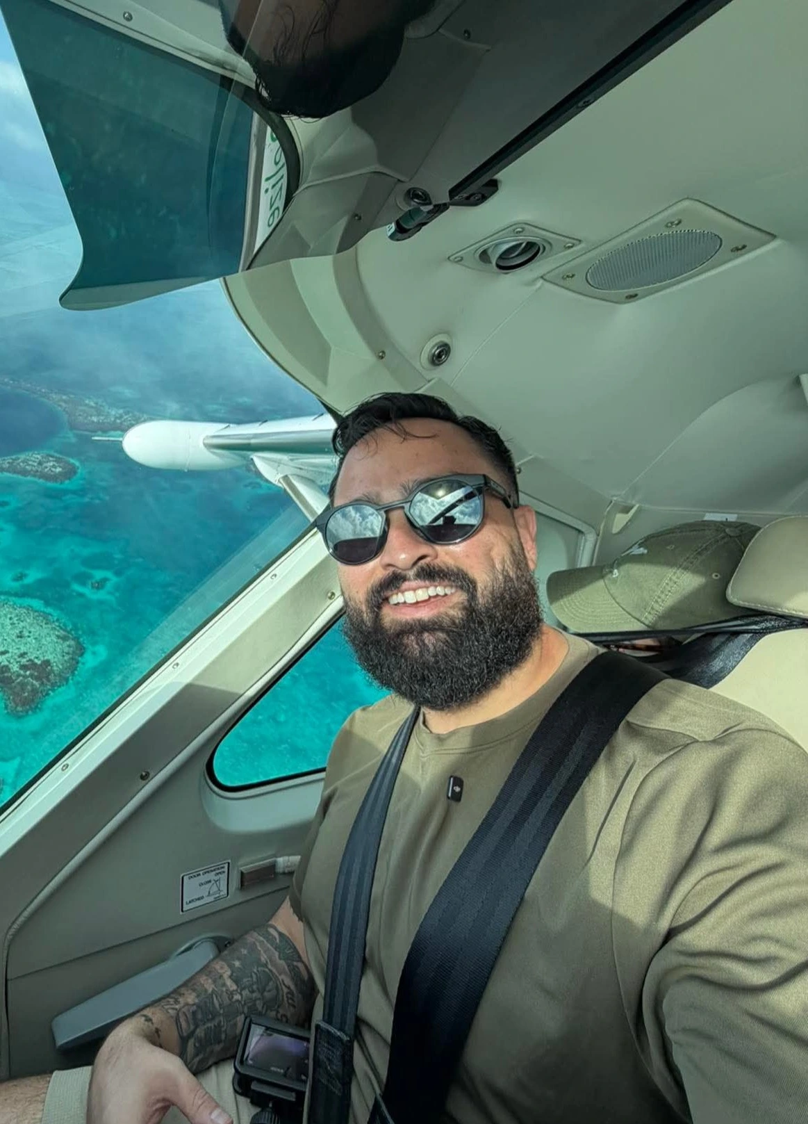 Happy customer after Belize excursion